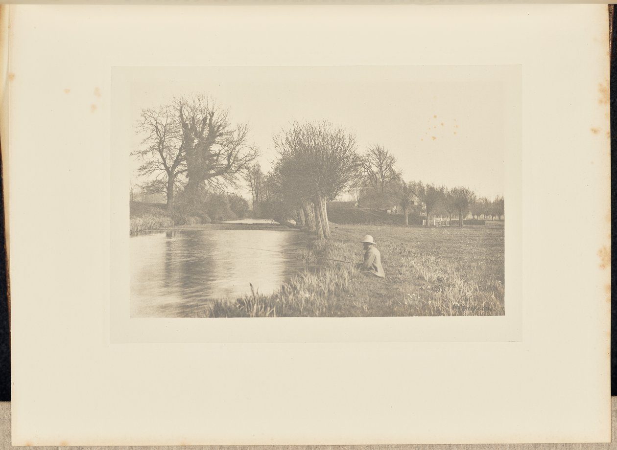 Casetta del custode, pesca di Amwell Magna da Peter Henry Emerson