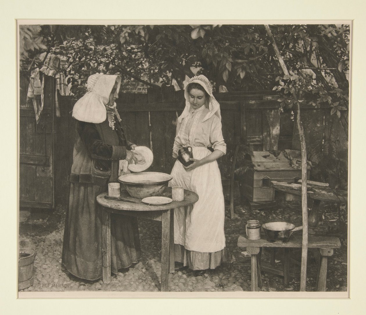 Signora Peck e Mary Critten da Peter Henry Emerson