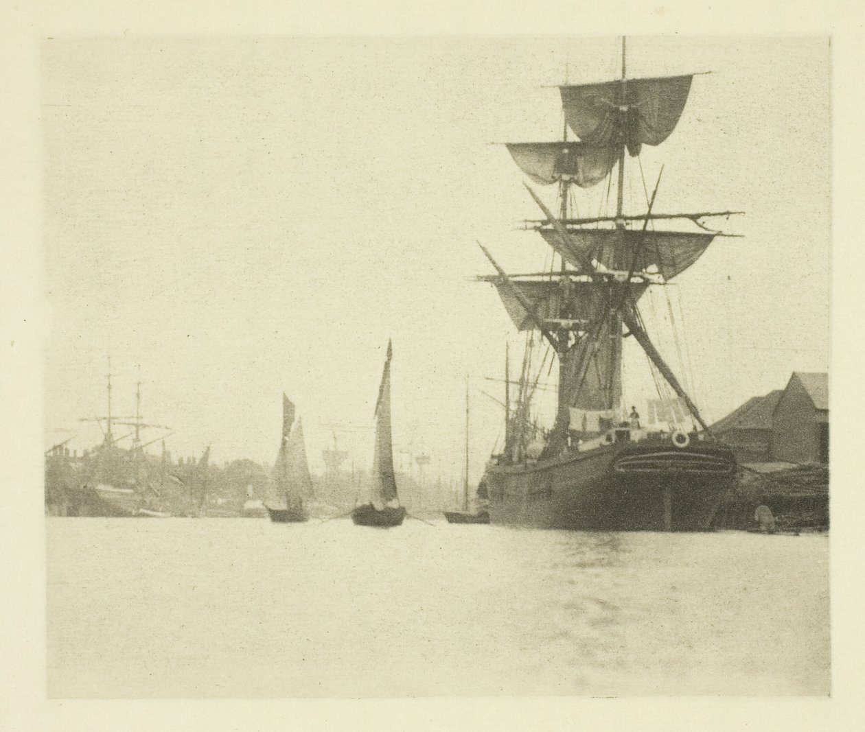 Ritorno dei pescatori di gamberi da Peter Henry Emerson