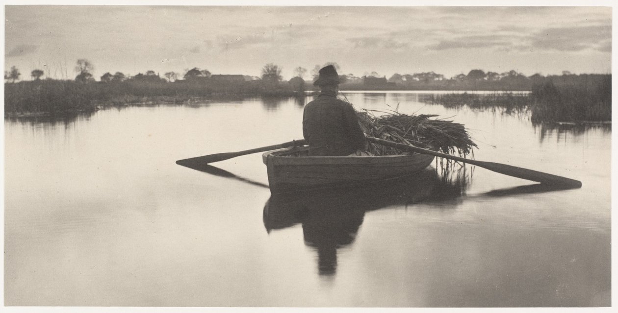 Remando a casa con il materiale scolastico da Peter Henry Emerson