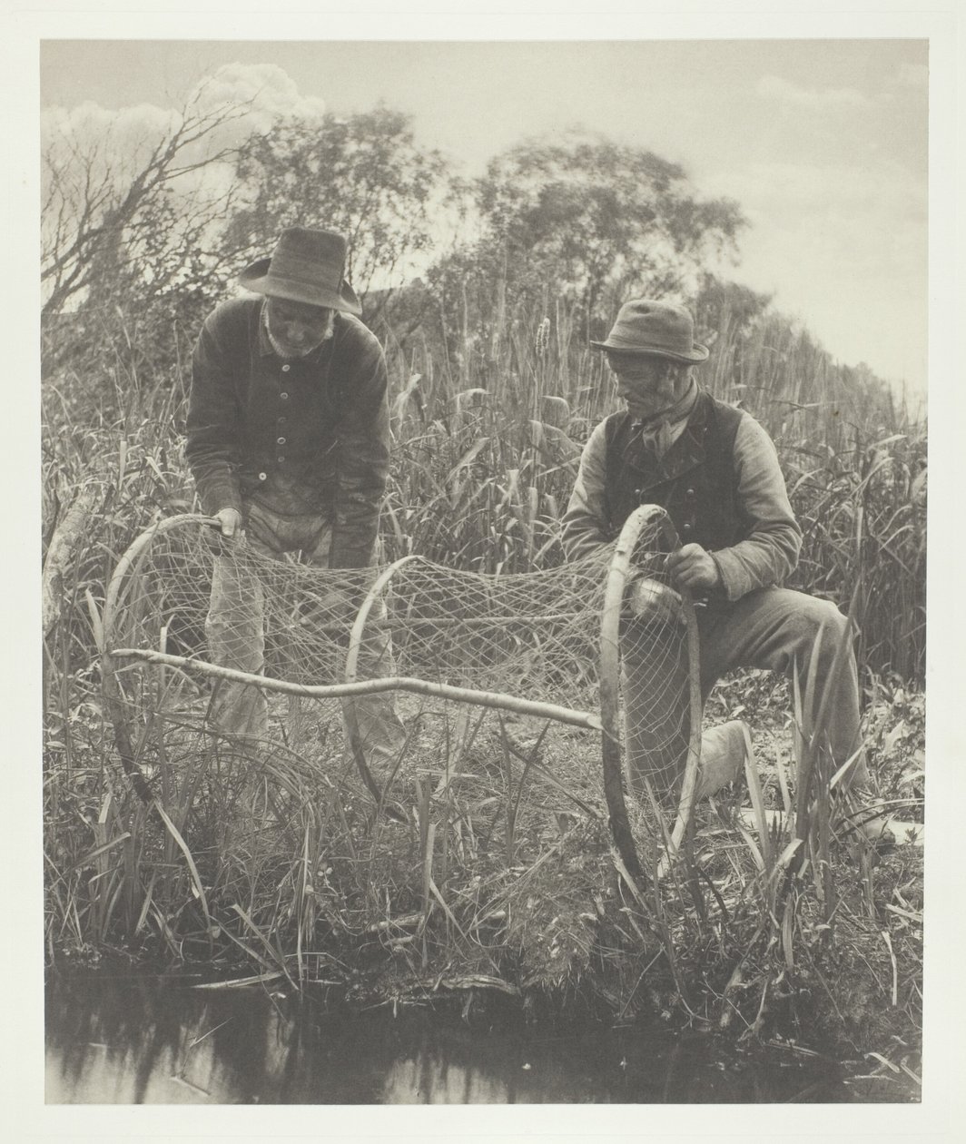 Impostazione della rete ad arco da Peter Henry Emerson