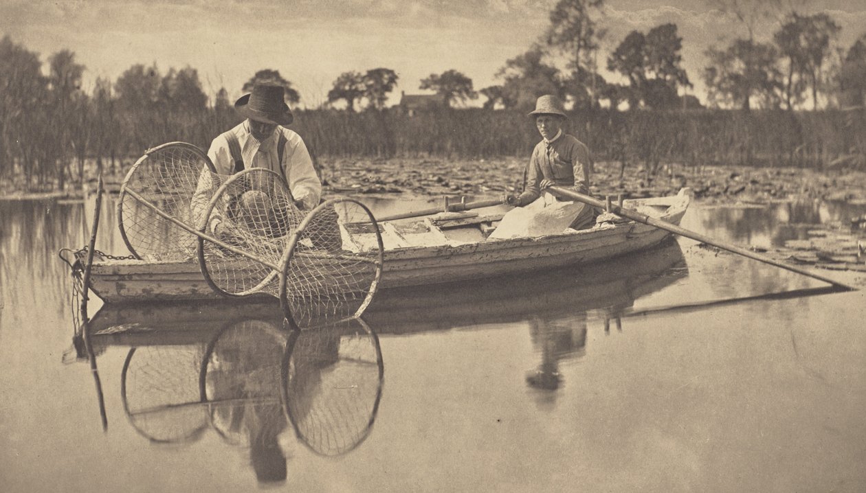 Posa della rete a balestra da Peter Henry Emerson