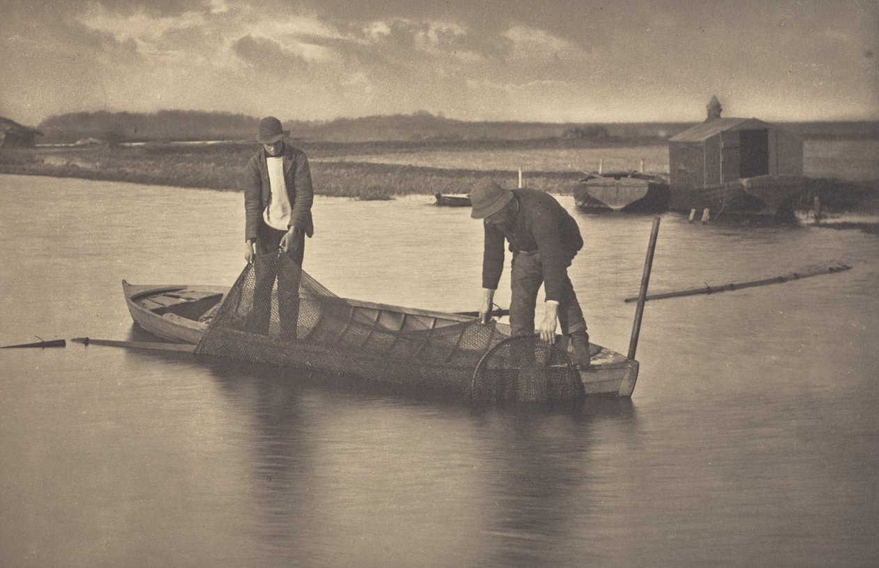 Recupero della rete per anguille da Peter Henry Emerson