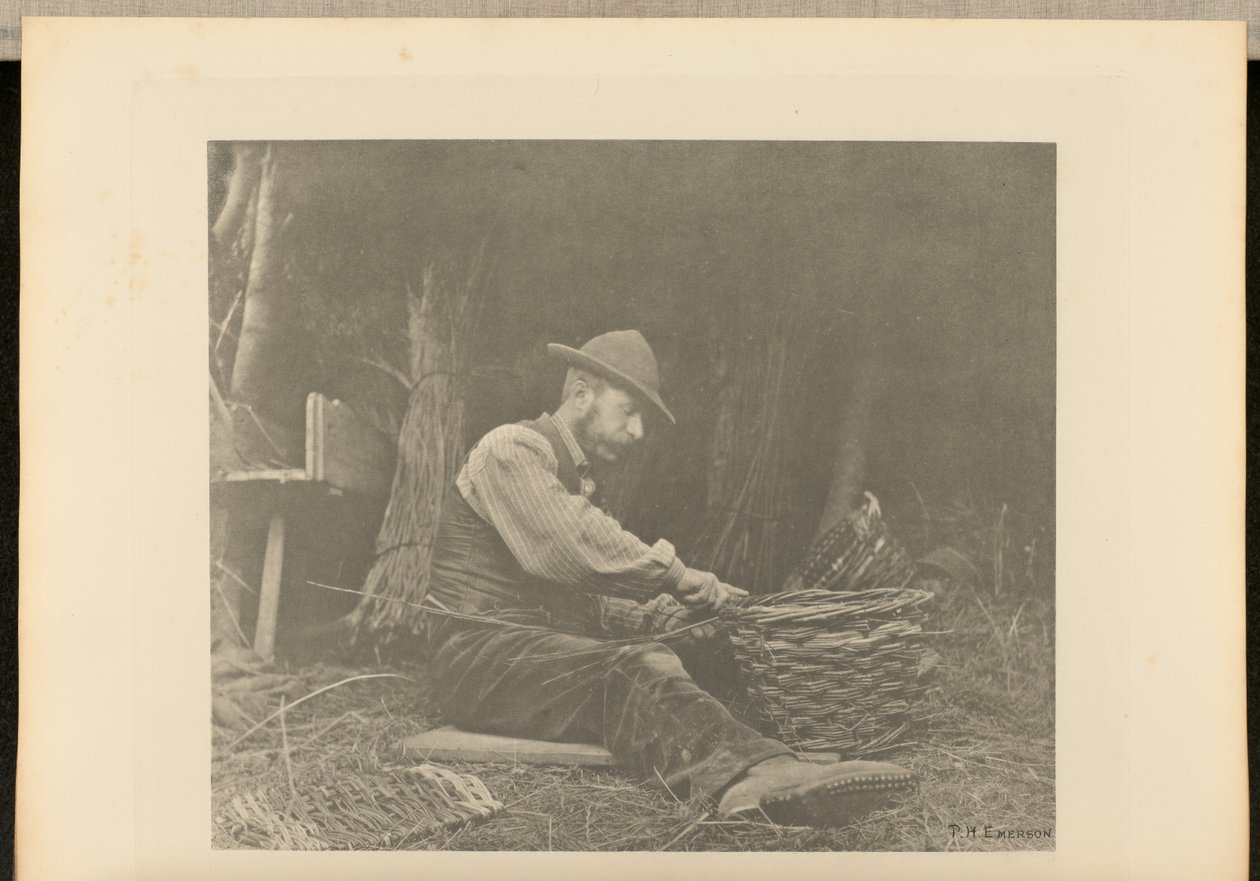Il cestaio. [Norfolk.] da Peter Henry Emerson