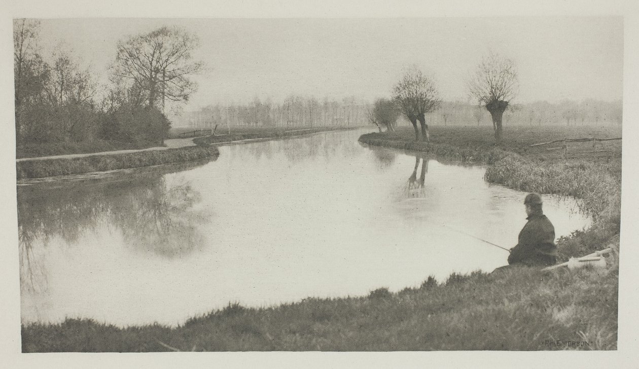 La Piscina Nera, vicino a Hoddesdon da Peter Henry Emerson
