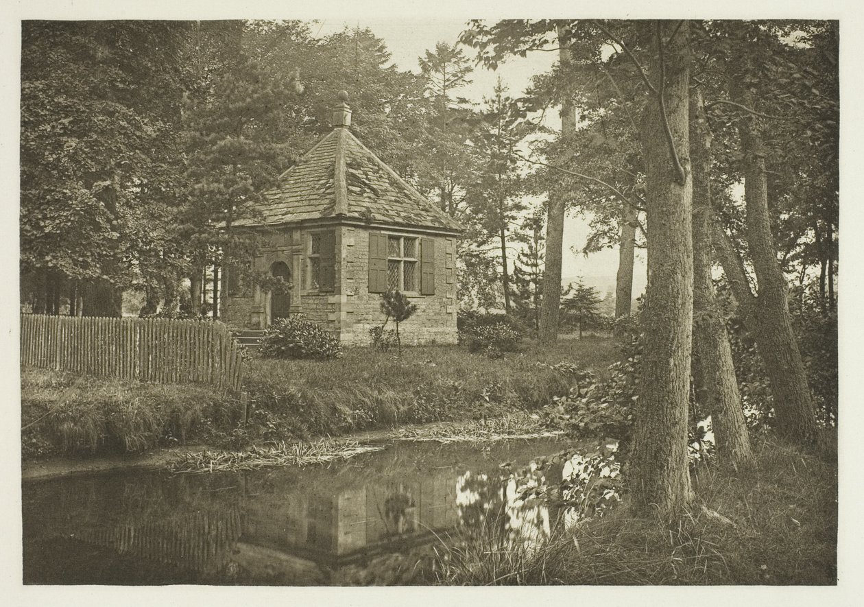 Casa di pesca di Walton e Cotton, Beresford Dale da Peter Henry Emerson
