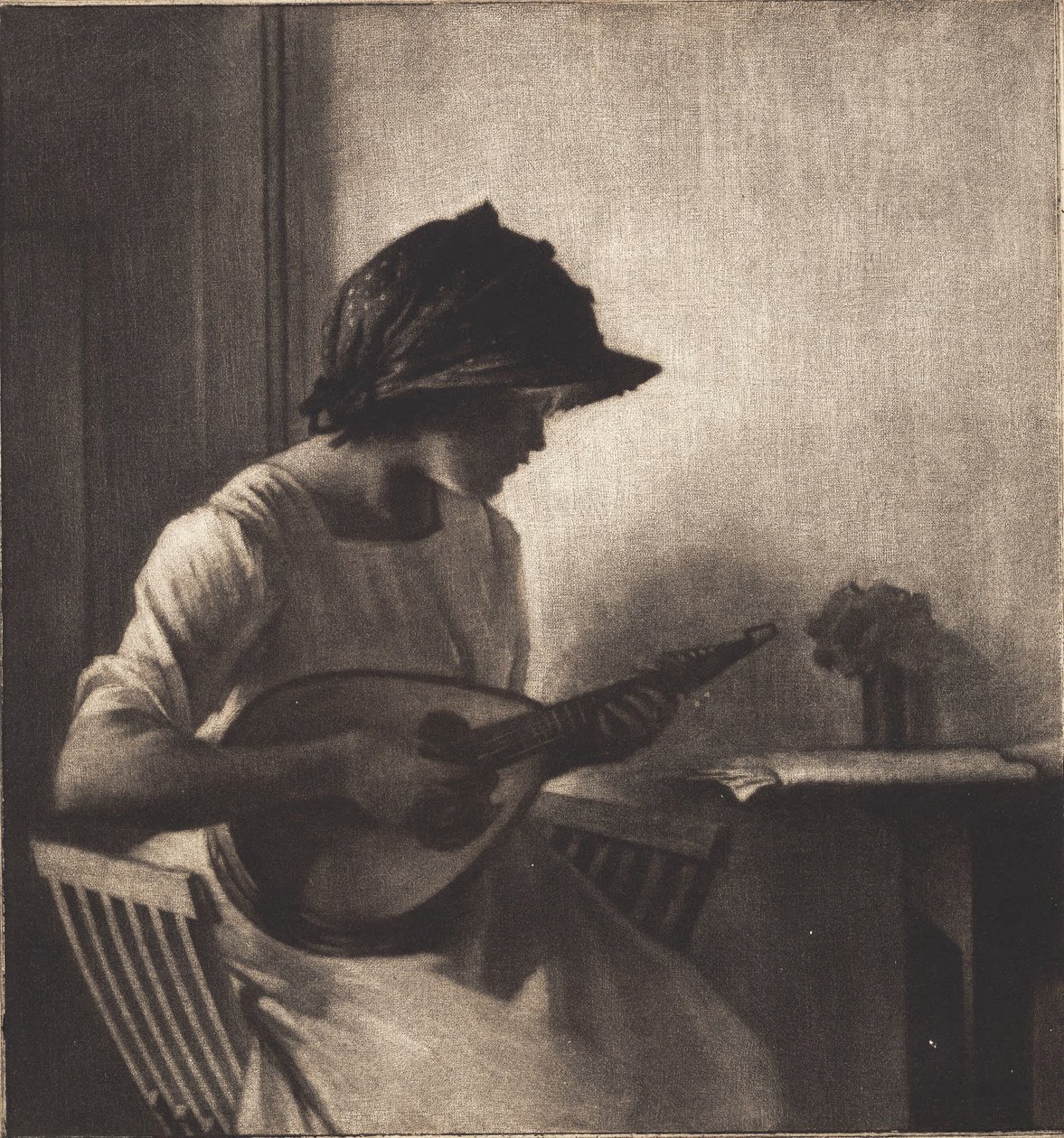 La suonatrice di mandolino da Peter Vilhelm Ilsted