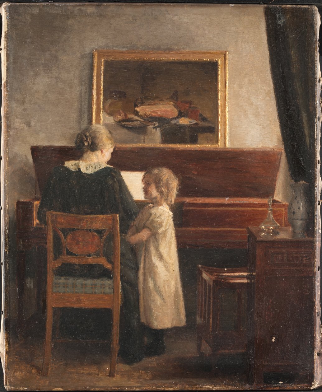 Al pianoforte da Peter Vilhelm Ilsted