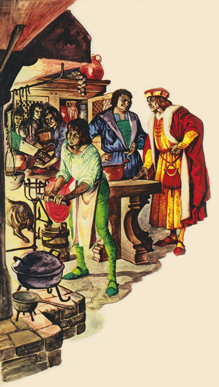 Lambert Simnel (litografia a colori) da Peter Jackson