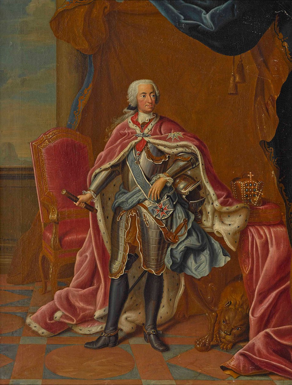Ritratto di Carlo VII, Sacro Romano Imperatore 1697-1745, 1743 da Peter Jacob Horemans