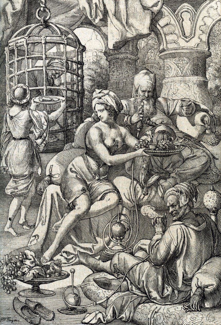 Sultano Bayezid I (o Bajazet) da Peter Johann Nepomuck Geiger