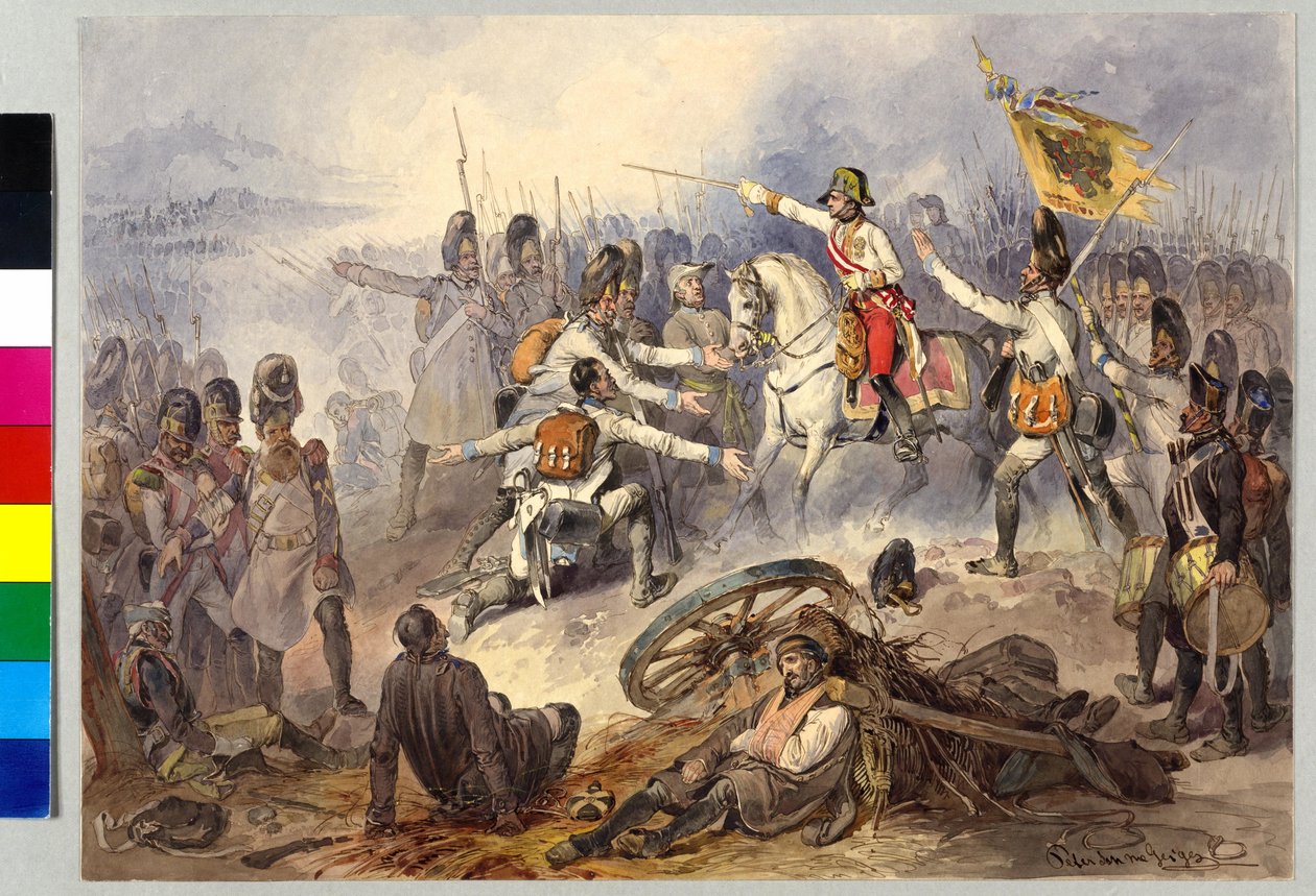 Battaglia di Stockach 1799 da Peter Johann Nepomuk Geiger