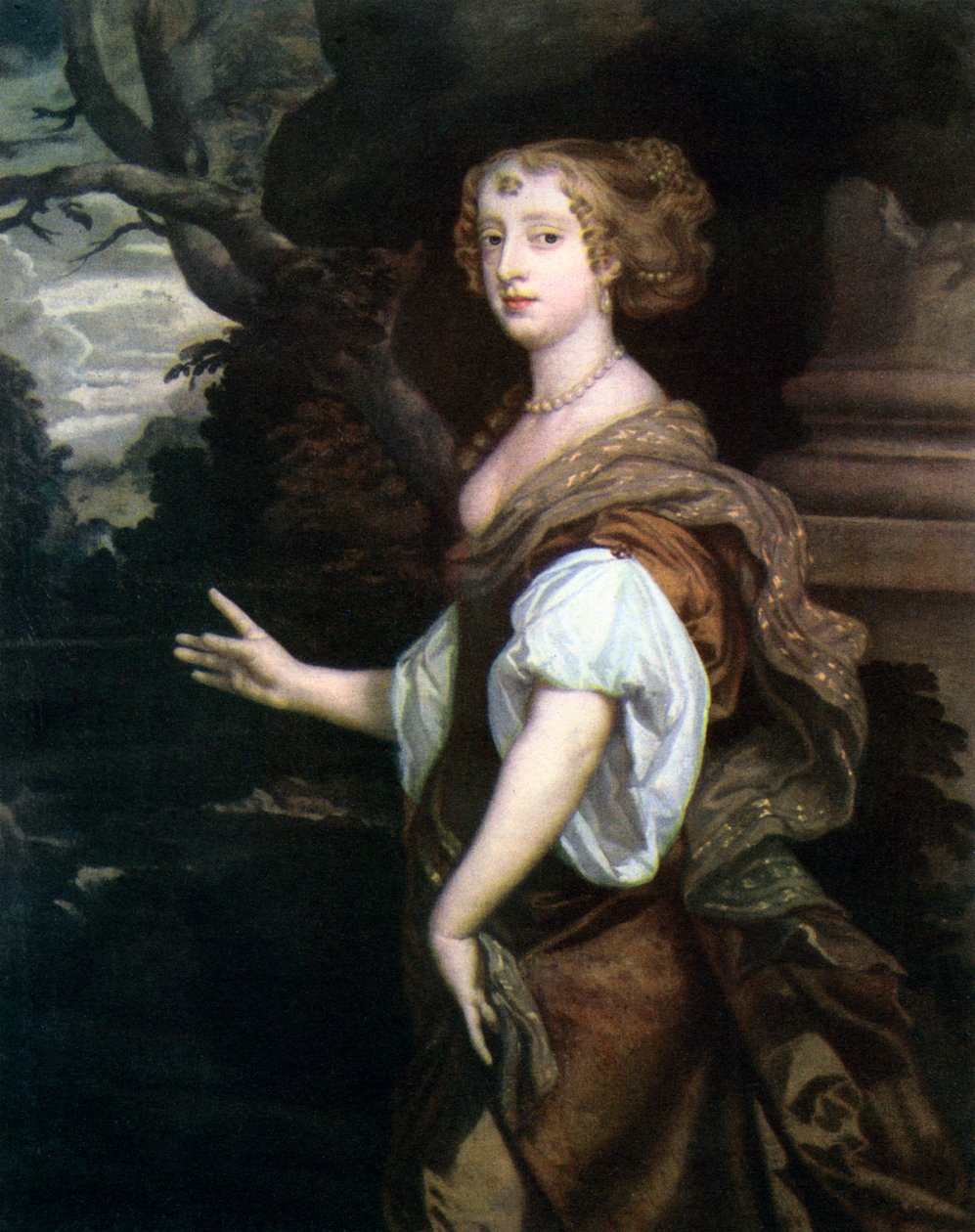 Elizabeth Wriothesley, Contessa di Northumberland, c1670s da Peter Lely