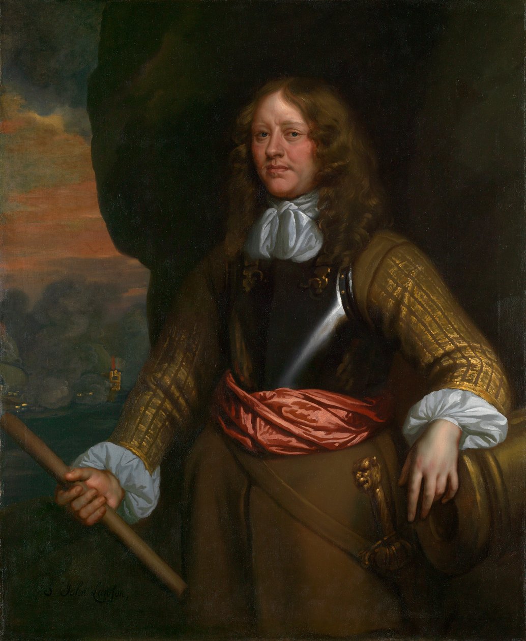 Ammiraglio Sir John Lawson (m.1665) da Peter Lely