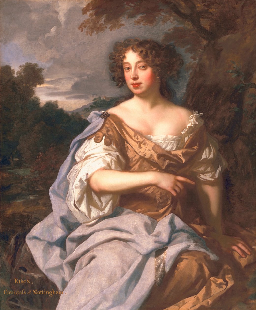 Lady Essex Finch, poi contessa di Nottingham, c.1675 da Peter Lely