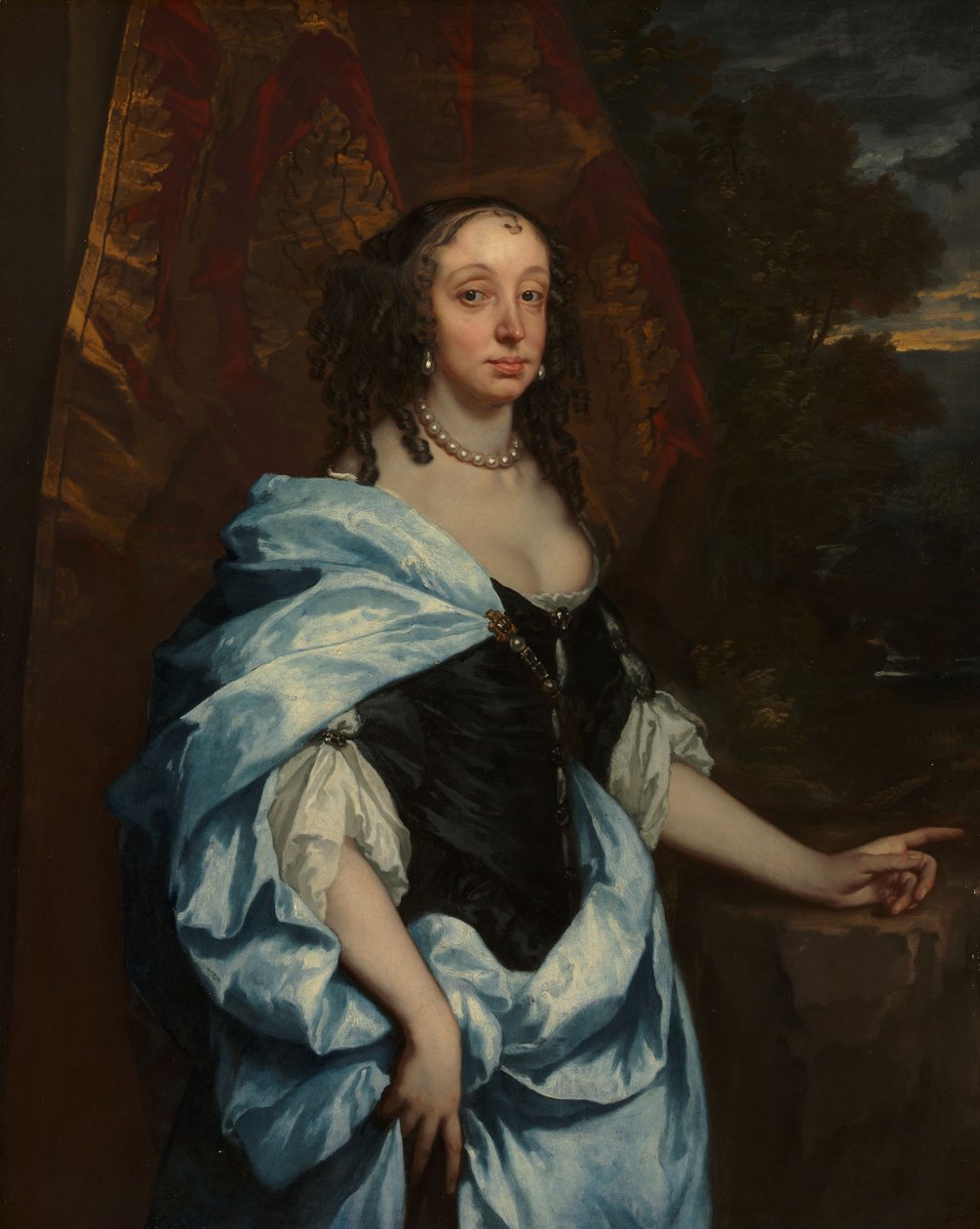 Ritratto di Mrs. Leneve, c.1657 da Peter Lely