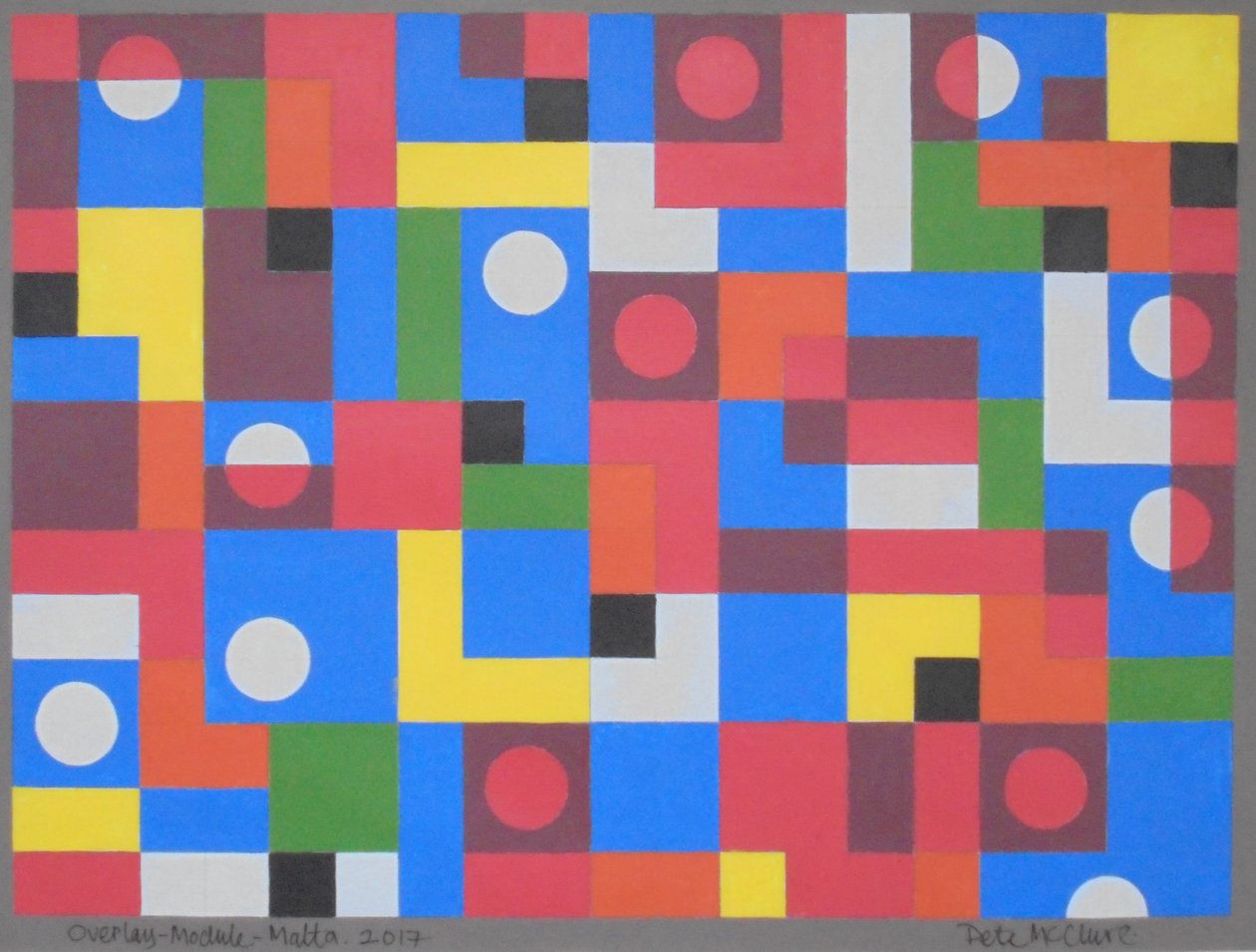 OVERLAY-MODULE-MALTA, 2017 da Peter McClure