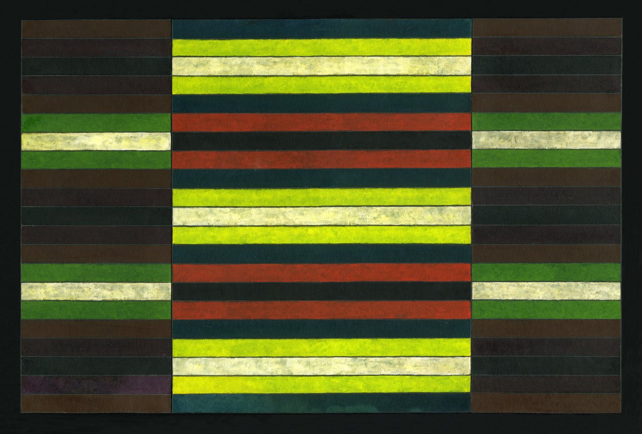 TRITTICO A STRISCE No.6, 2003 da Peter McClure