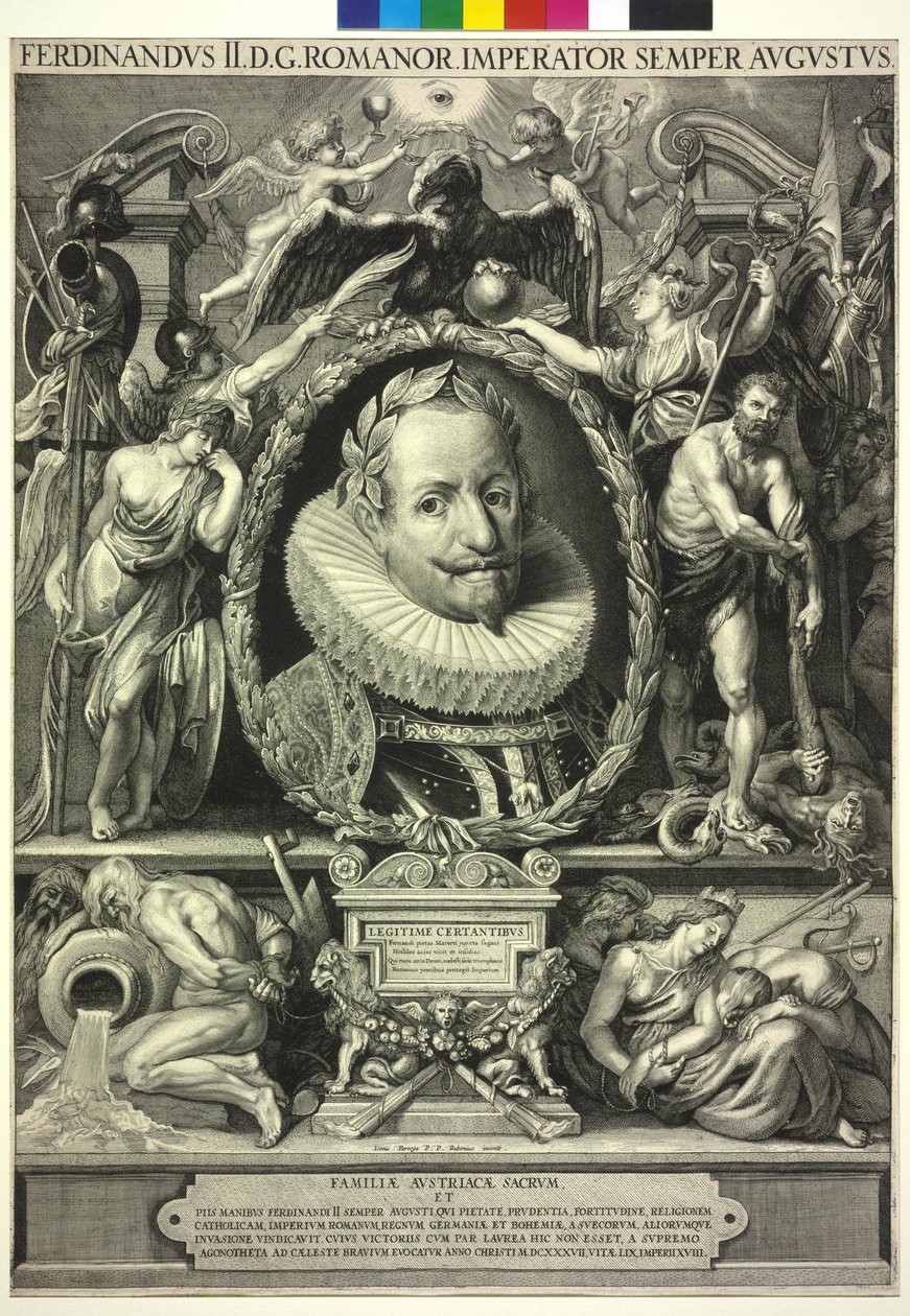 Imperatore del Sacro Romano Impero Ferdinando II da Peter Paul (after) Rubens