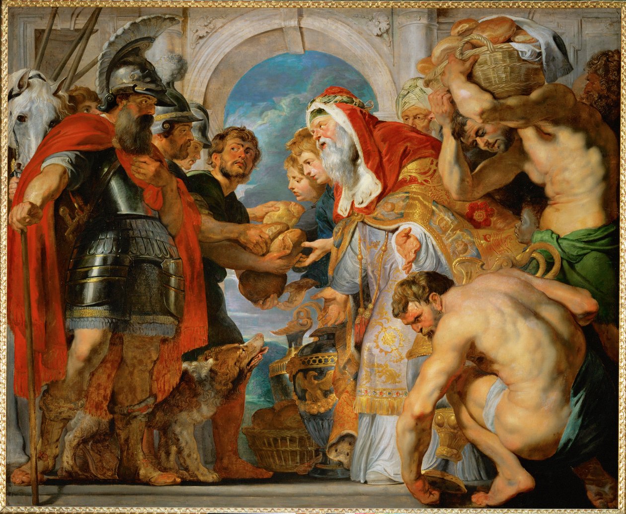 Abramo e Melchisedech (olio su tela) da Peter Paul Rubens