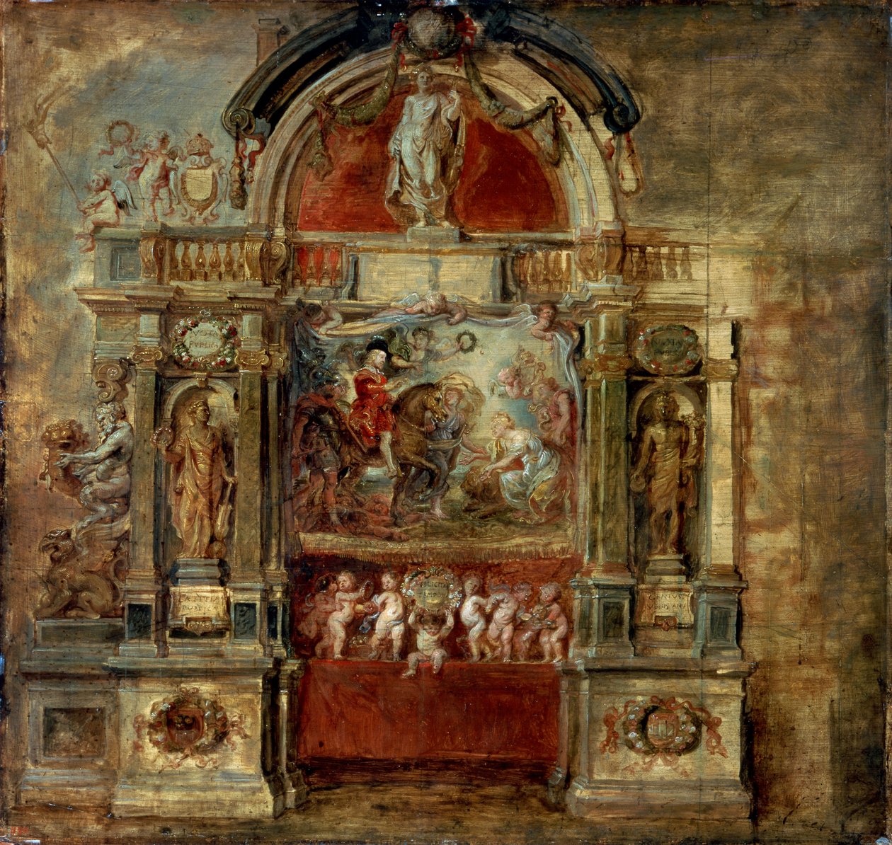 Arrivo del Principe Ferdinando, 1634 da Peter Paul Rubens