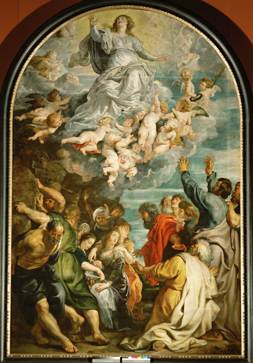 Assunzione di Santa Maria, 1611-14 circa (dipinto su legno di quercia) da Peter Paul Rubens