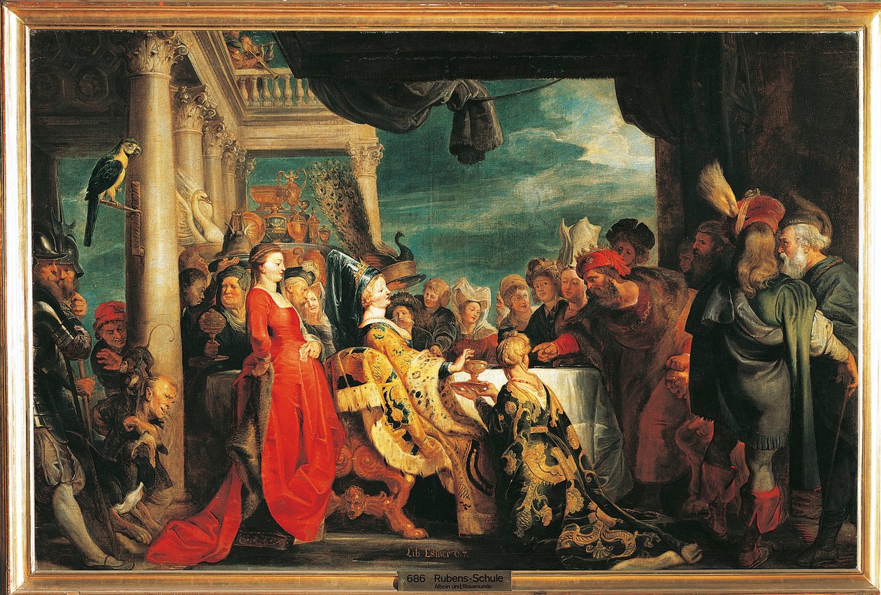 Austria, Vienna, Alboino e Rosmunda da Peter Paul Rubens