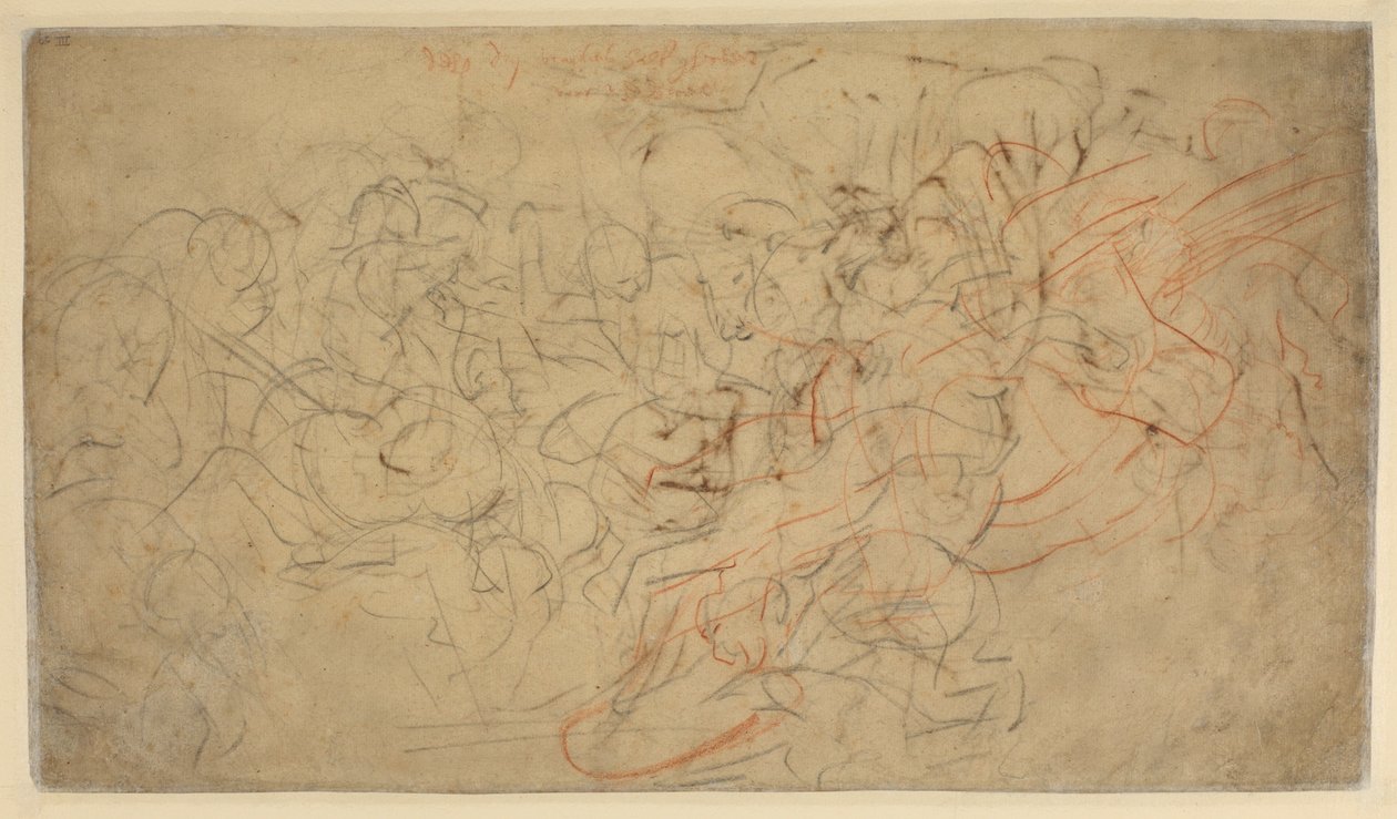 Battaglia di Cavalieri (verso) da Peter Paul Rubens