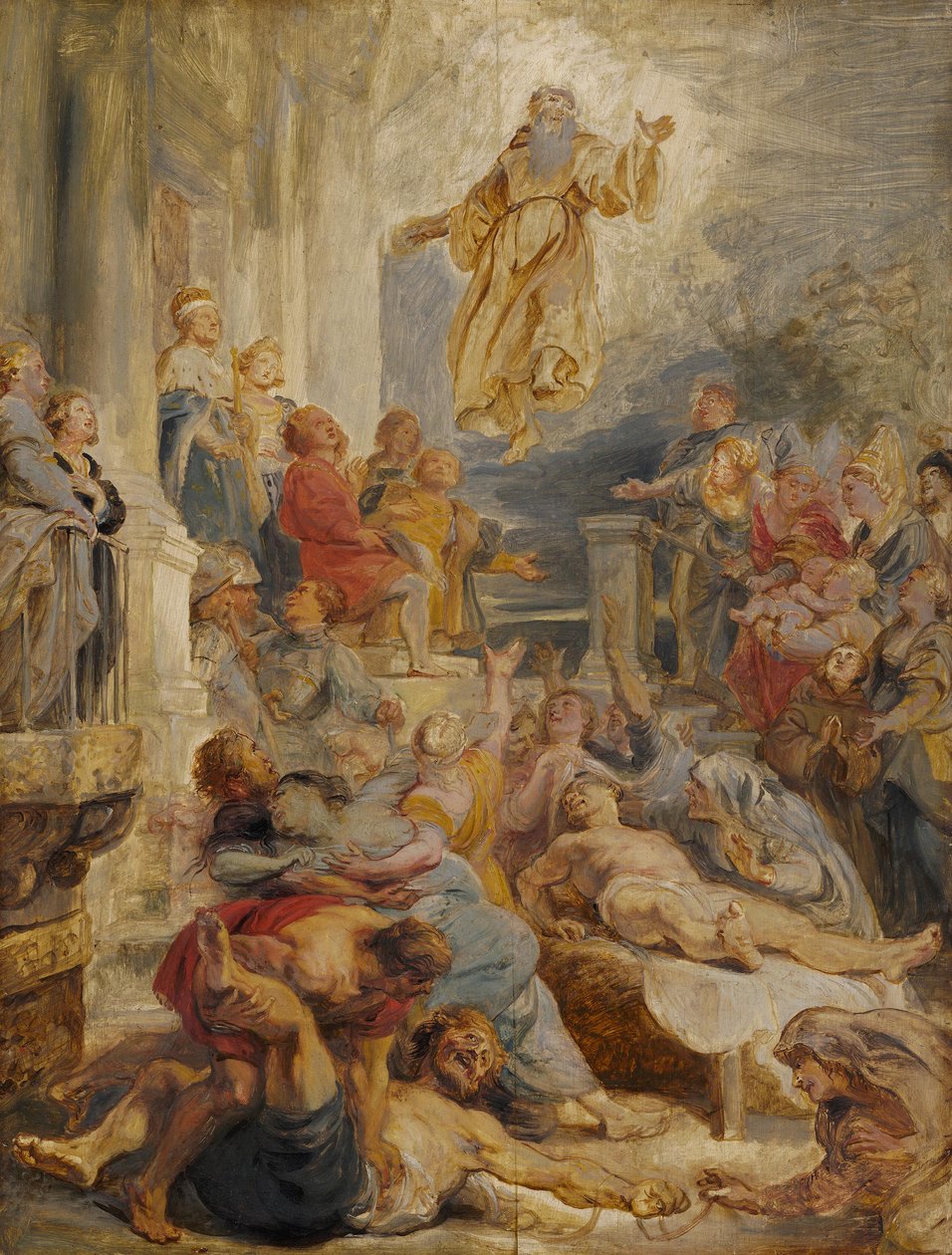 Il miracolo di san Francesco di Paola da Peter Paul Rubens