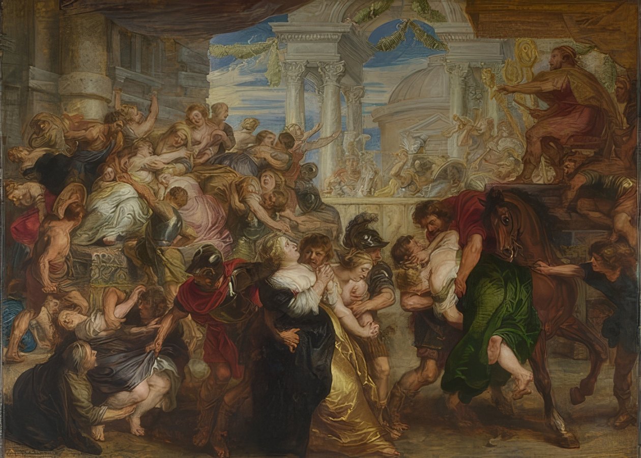 Il ratto delle Sabine da Peter Paul Rubens