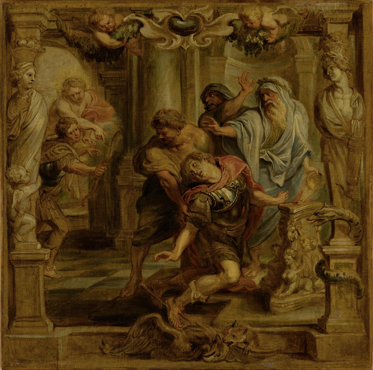 La morte di Achille da Peter Paul Rubens