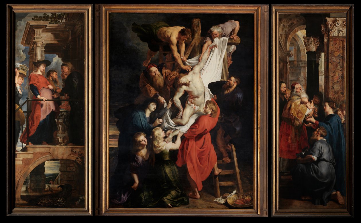 Deposizione dalla croce, c.1612-14 da Peter Paul Rubens
