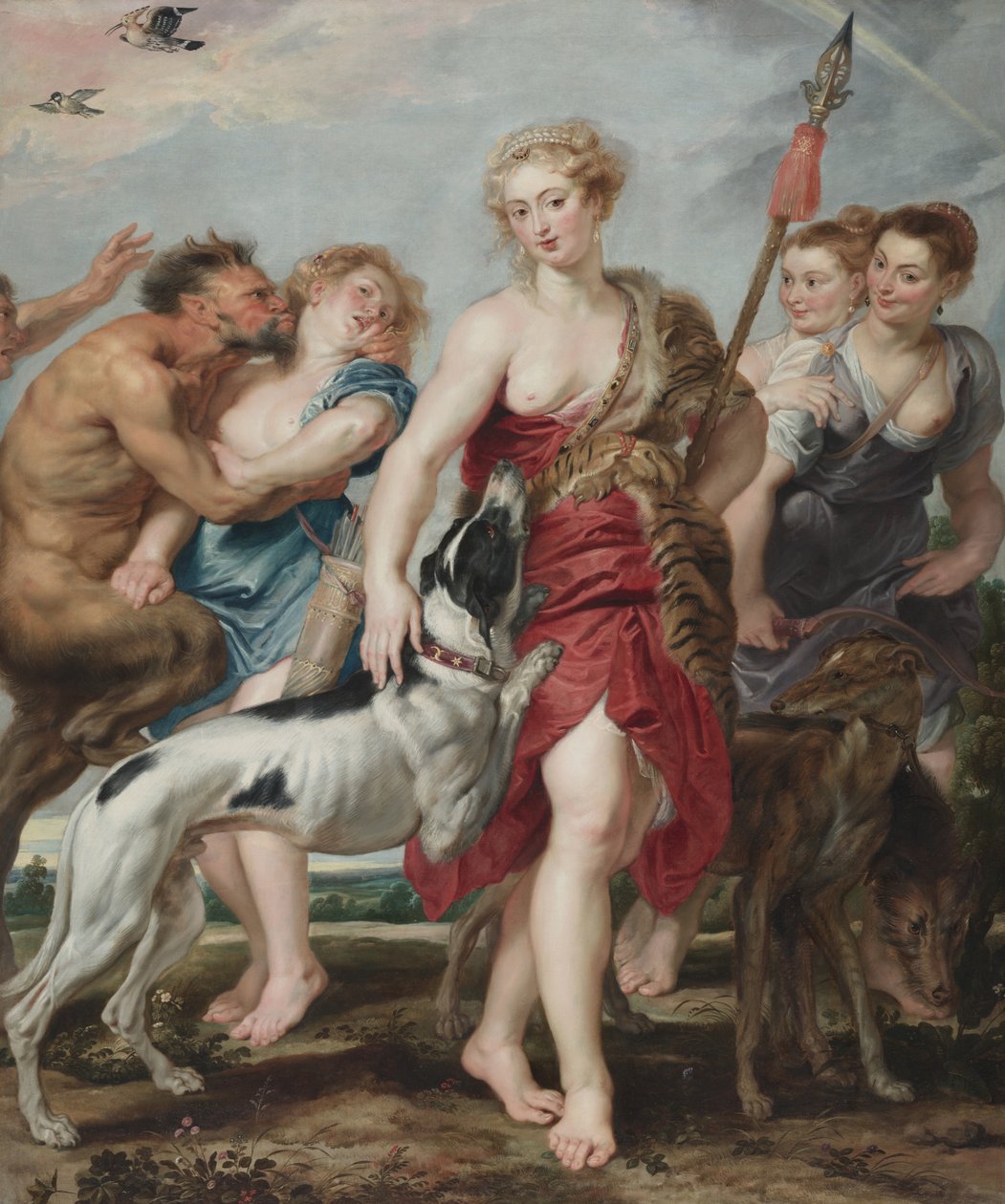 Diana e le sue ninfe partono per la caccia, c.1615 da Peter Paul Rubens