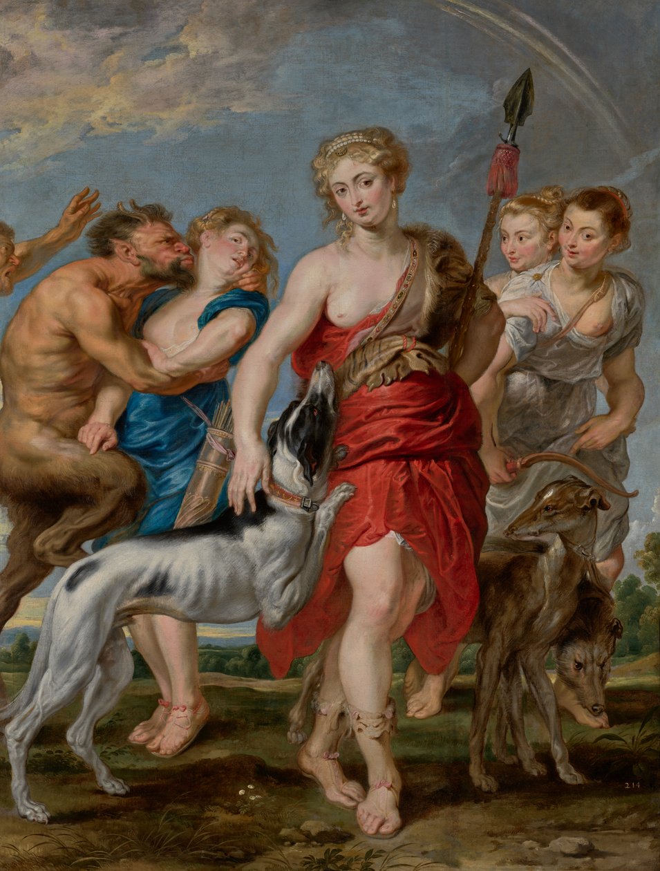 Diana e le sue ninfe a caccia da Peter Paul Rubens