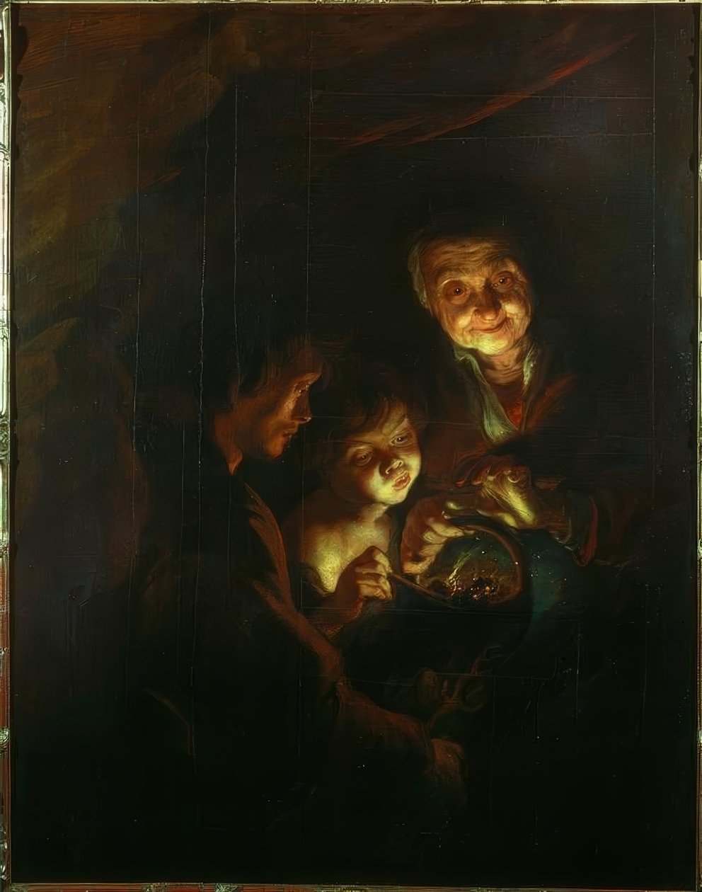 La vecchia con il braciere da Peter Paul Rubens