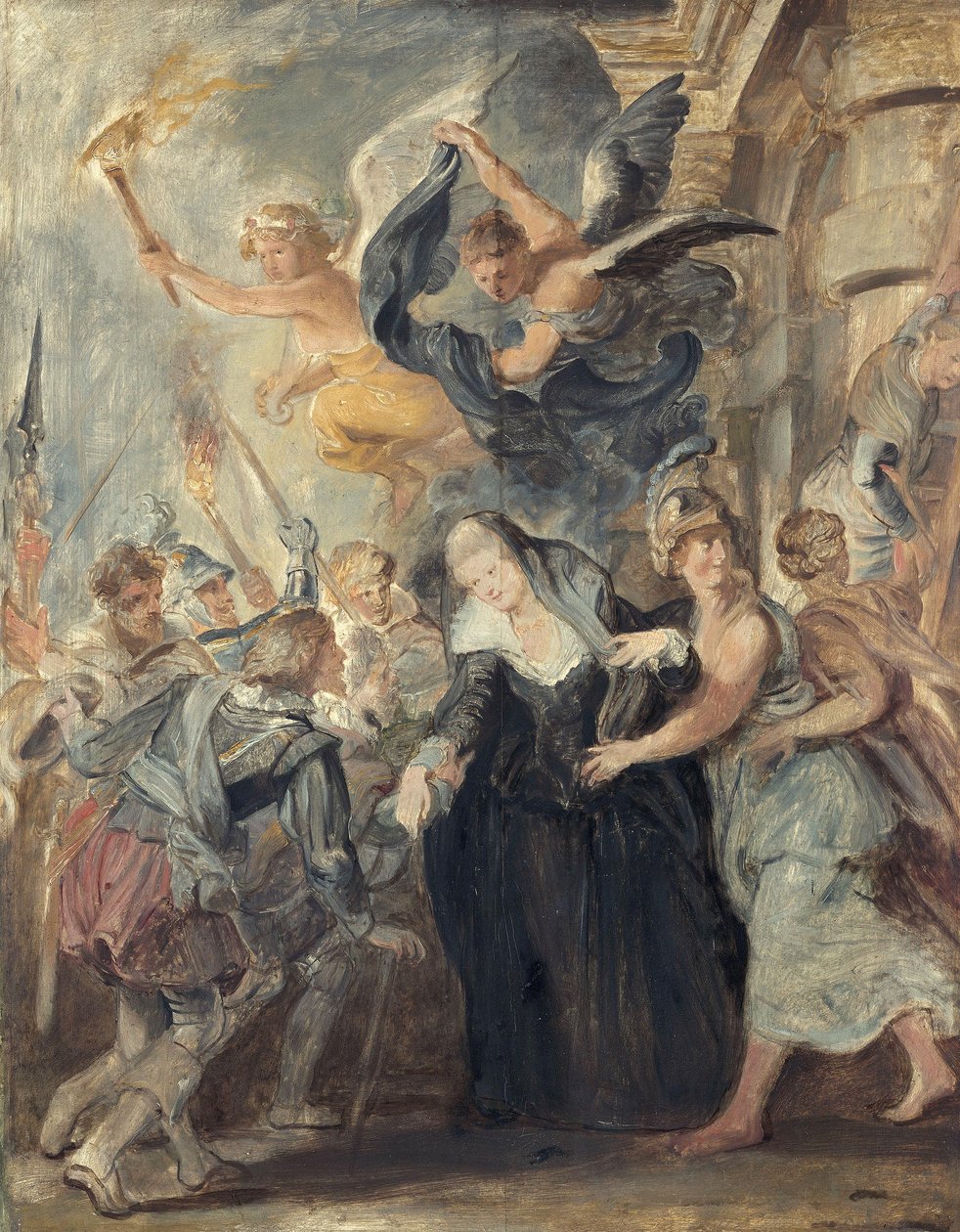 La fuga da Blois (bozzetto per il ciclo dei Medici) da Peter Paul Rubens
