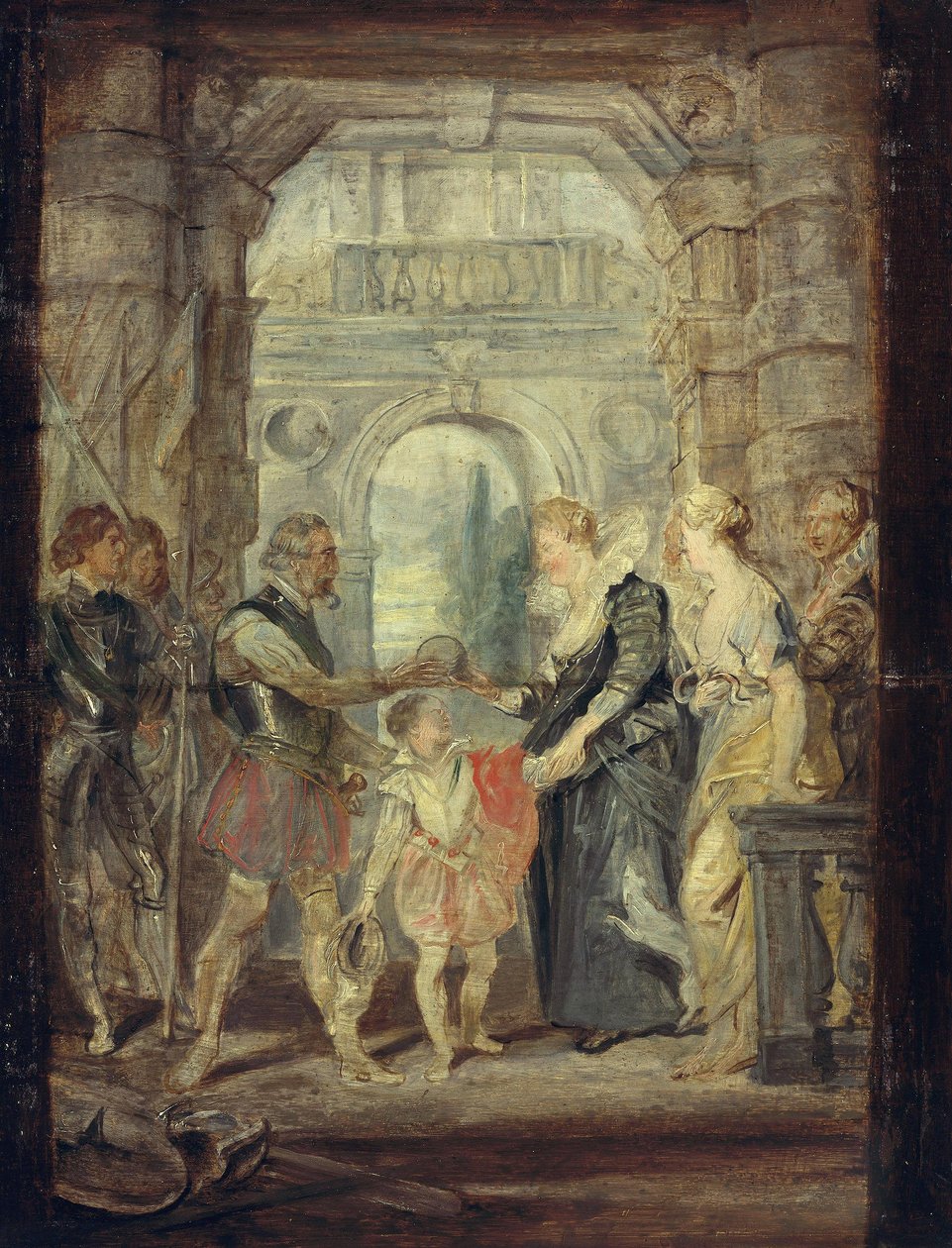 La consegna della reggenza (schizzo per il ciclo dei Medici) da Peter Paul Rubens