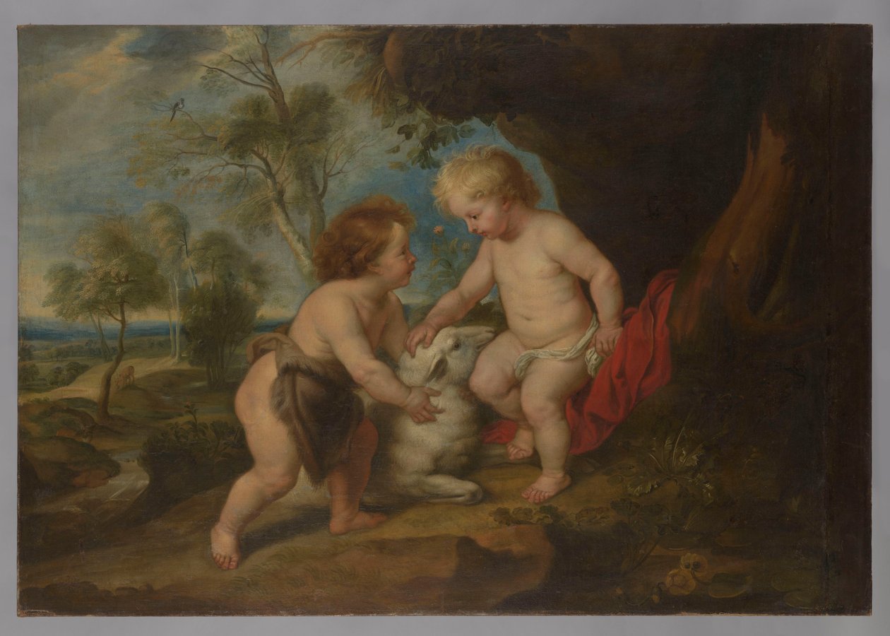 Gesù Bambino e san Giovanni Battista da Peter Paul Rubens