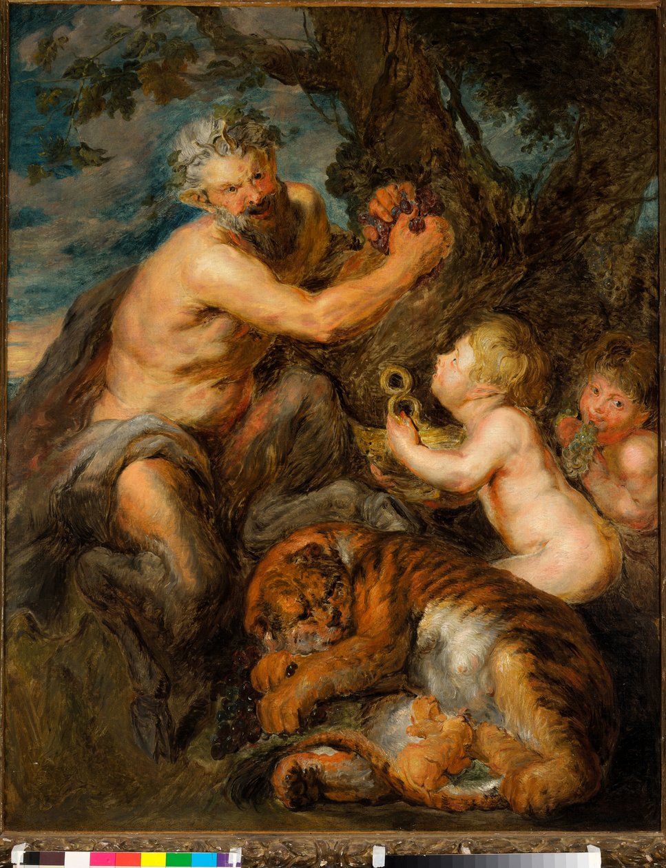 Educazione di Bacco, c.1630-40 da Peter Paul Rubens