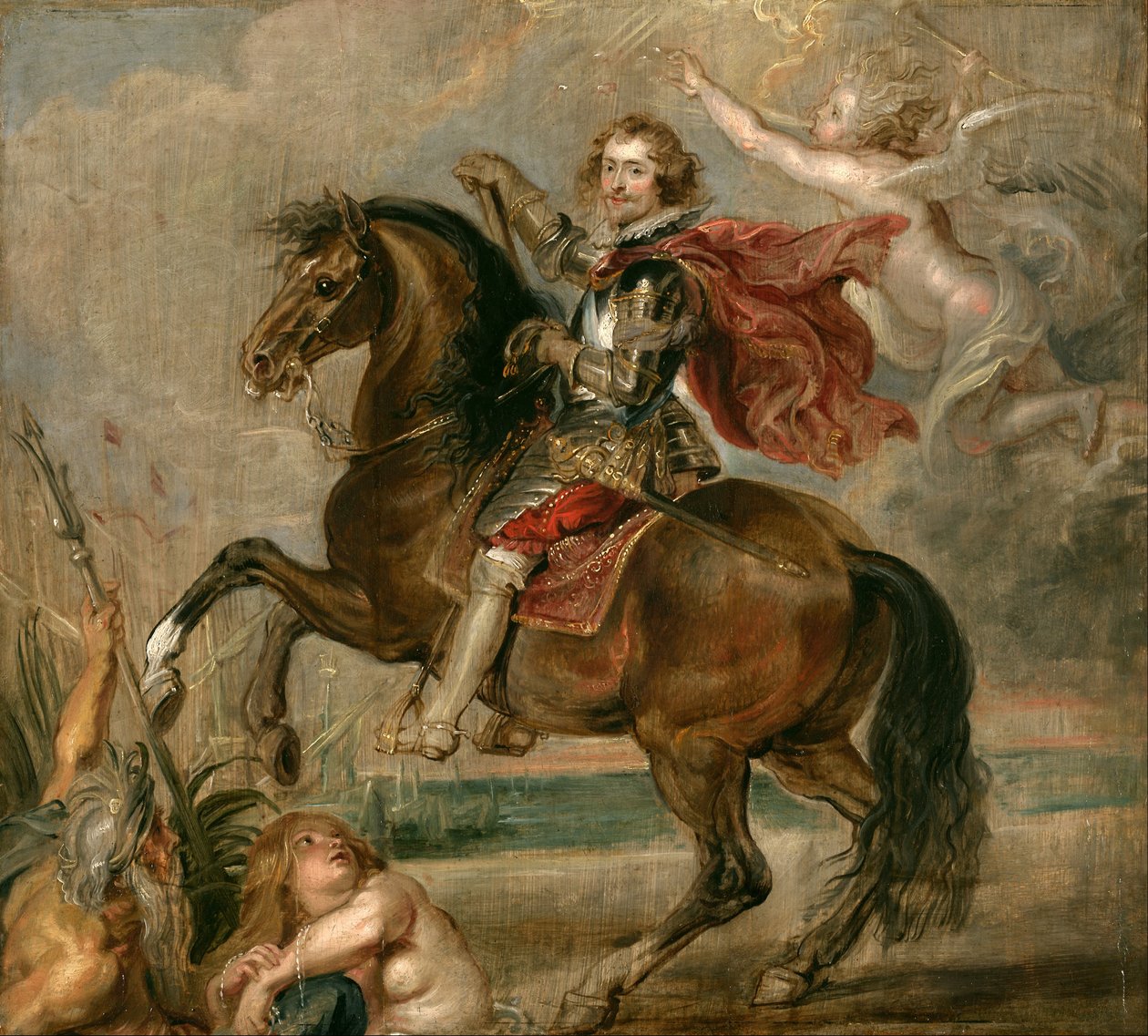Ritratto equestre del duca di Buckingham da Peter Paul Rubens