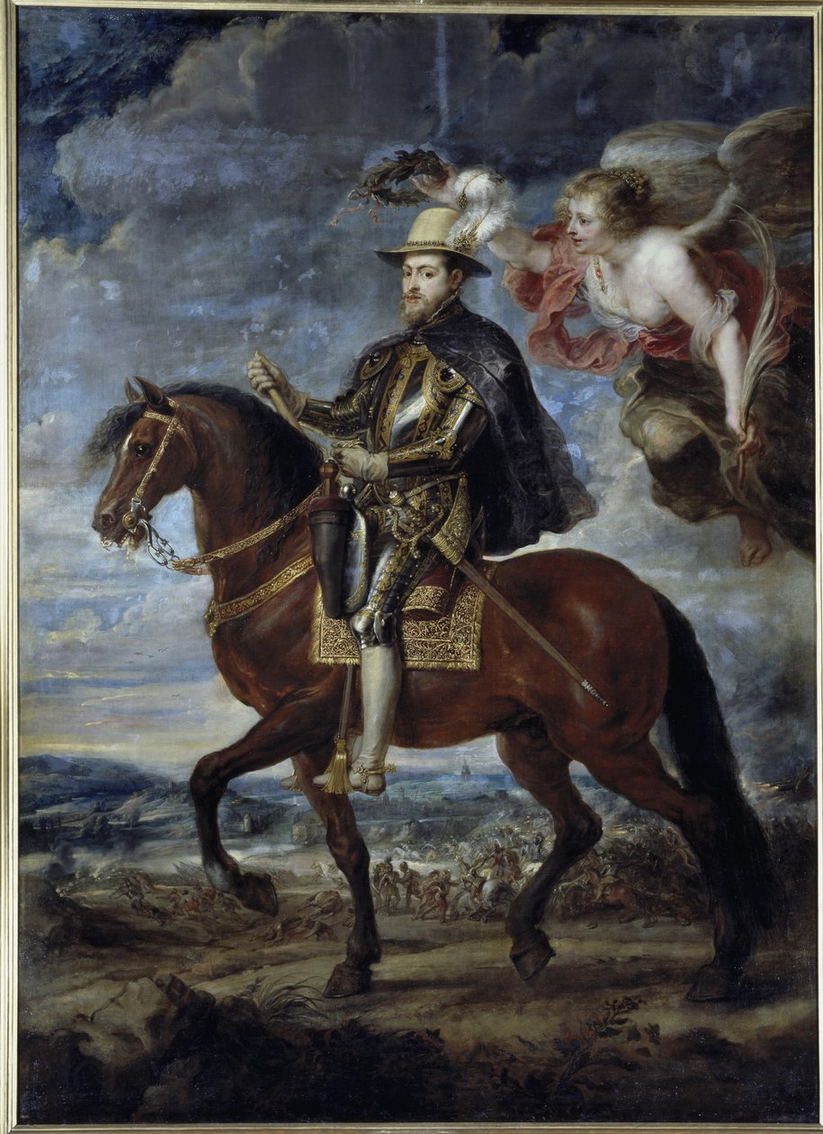 Ritratto equestre di Filippo II di Spagna da Peter Paul Rubens
