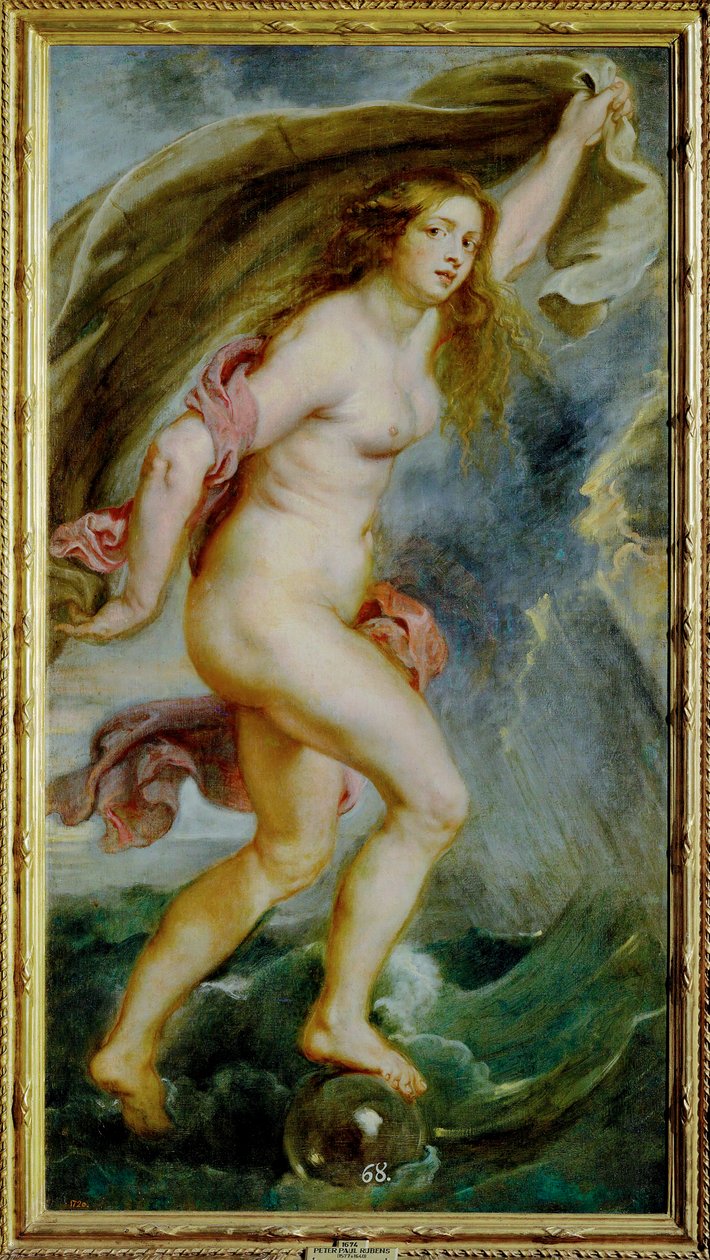Fortuna, dipinto per la Torre de La Parada (dipinto su tela) da Peter Paul Rubens
