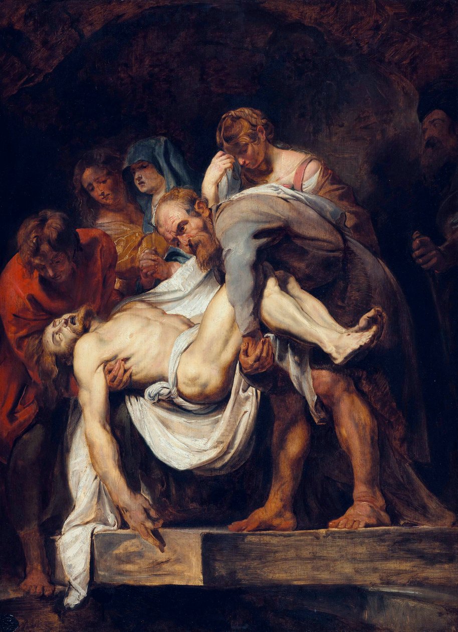 Francese:  La sepoltura La sepoltura da Peter Paul Rubens