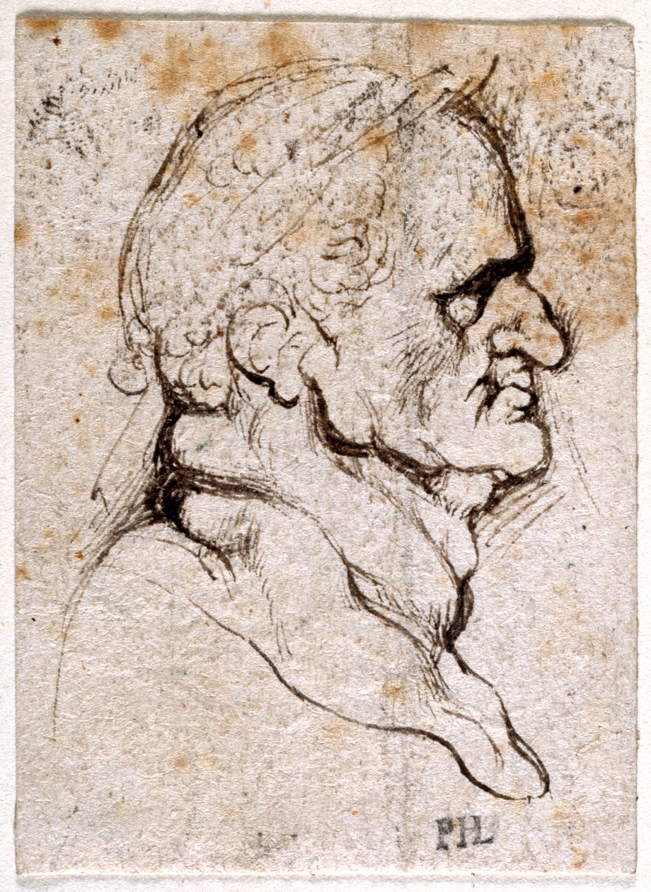 Galba, da dieci disegni di otto dei primi dodici Cesari, dopo le medaglie di Giovanni da Cavino da Peter Paul Rubens