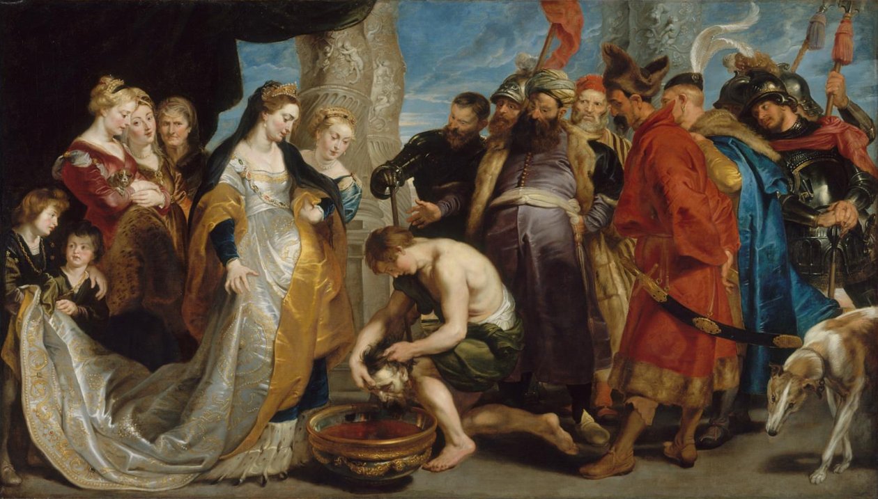 Testa di Ciro portata alla regina Tomyris da Peter Paul Rubens