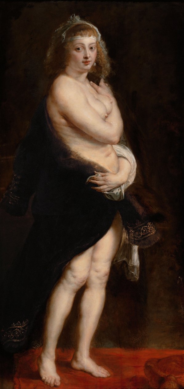 Helena Fourment in una veste di pelliccia da Peter Paul Rubens