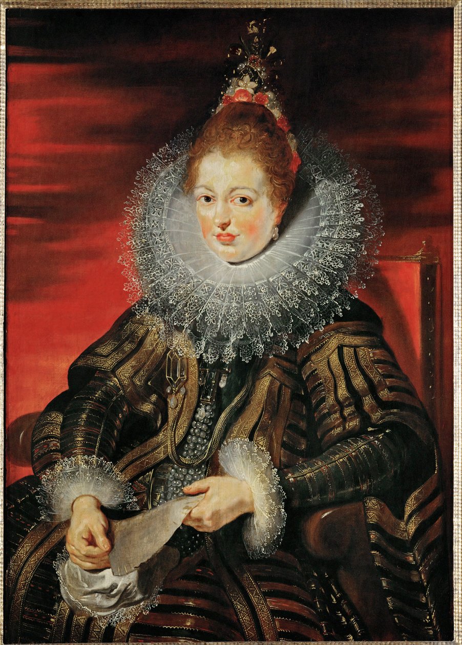Infanta Isabella Clara Eugenia, 1613-15 circa (olio su tavola) da Peter Paul Rubens