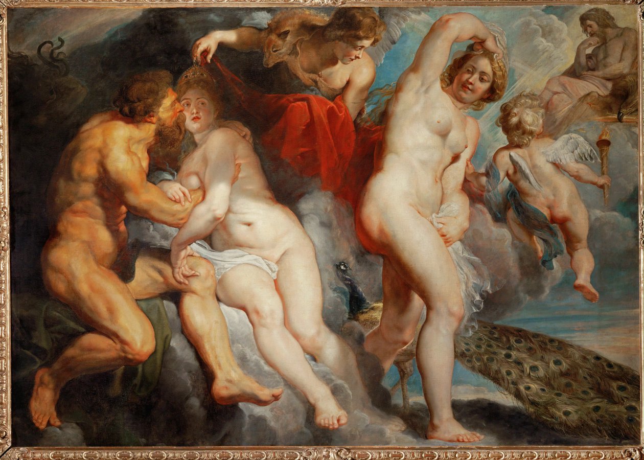 Ixione, re dei Lapiti, ingannato da Giunone (dipinto su tela) da Peter Paul Rubens