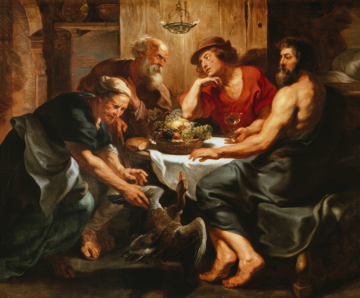Giove e Mercurio da Filemone e Bauci da Peter Paul Rubens