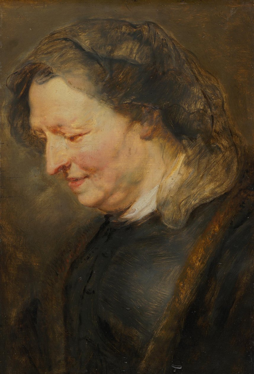 Studio di testa di una donna anziana da Peter Paul Rubens